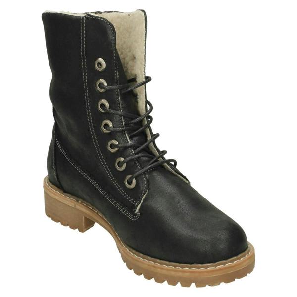 Down to Earth Ladies Down To Earth Fleece Lined Calf Boots