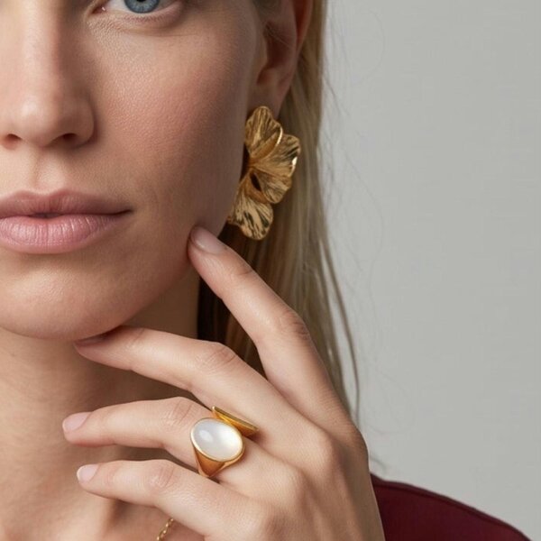 Uchi & Soto Kin Sculptural Statement Earrings