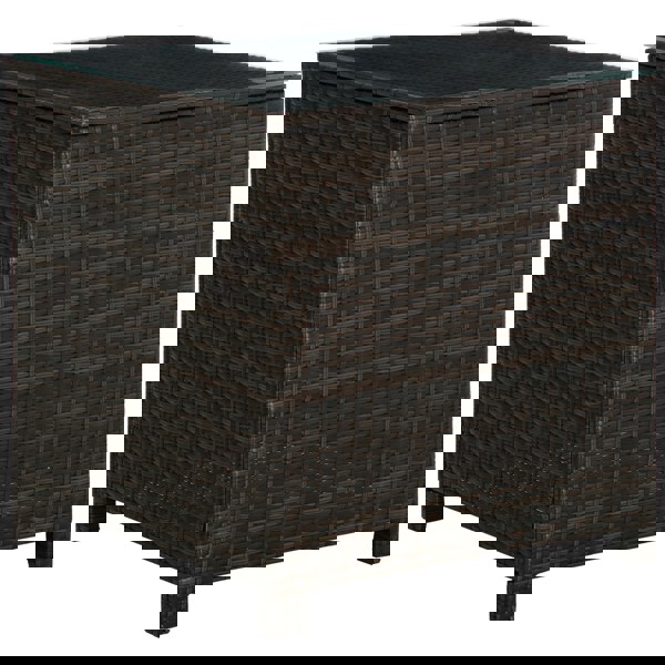 Rattan Side Table