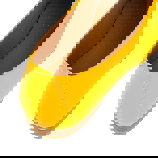 Embassy London Solenne - Yellow - Women's handwoven Leather Ballet Pump