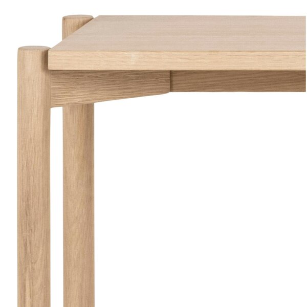 Wyld Haus Berrytwist Scandi White Oak Veneer Bookcase 4 Shelves