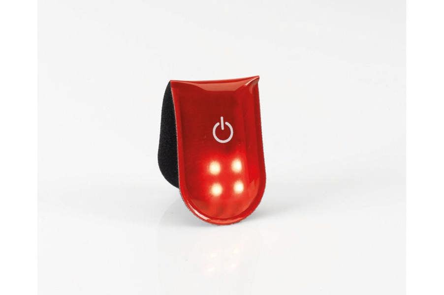 XLC Light Magnet Red Black Bicycle Cycling Clothing Bag Strap Safety LED