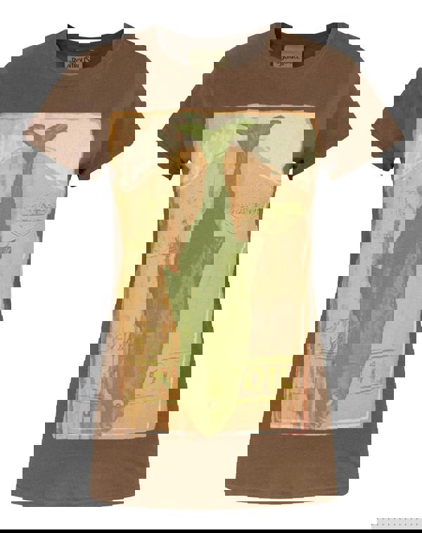 Boxtrolls Womens Brown Fish Short Sleeved T-Shirt