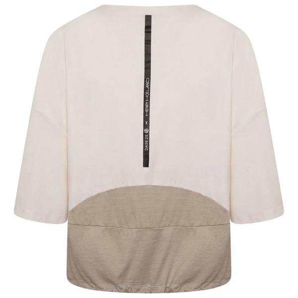 Dare 2B Womens/Ladies Henry Holland Cut Loose Crop T-Shirt - Gardenia - 