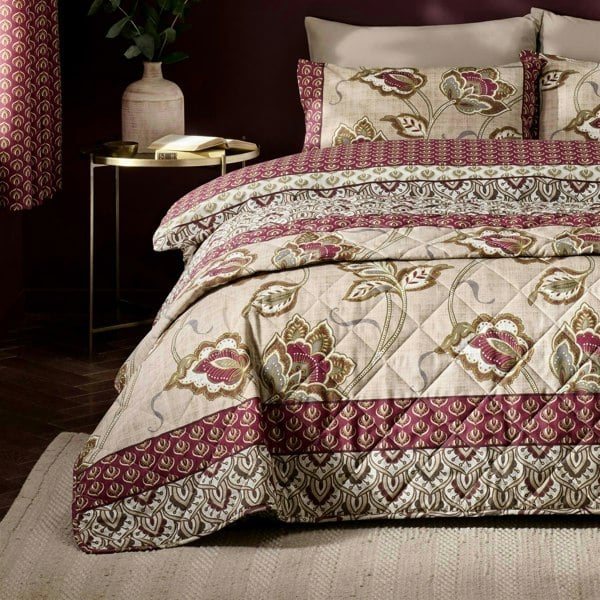 Catherine Lansfield Kashmir Bedspread Multi