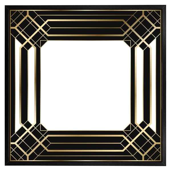 Benjamin Tate Design Art deco black frame (Picutre Frame)
