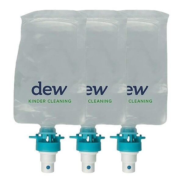 Dew Hand Cleansing Water Dispenser With Refill - Hand Cleansing Water Refill Pouch 1L x 3