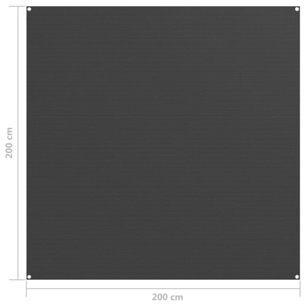 Berkfield Tent Carpet 200x200 cm Anthracite