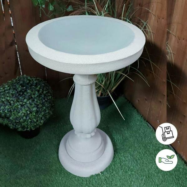 Royal design Elegant Sandstone Birdbath