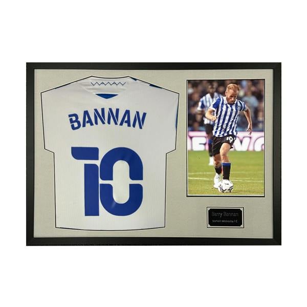 Barry Bannan Signed Sheffield Wednesday 21/22 Shirt Classic Frame
