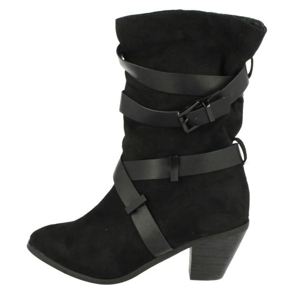 Spot On Ladies Spot On Mid Calf Boots