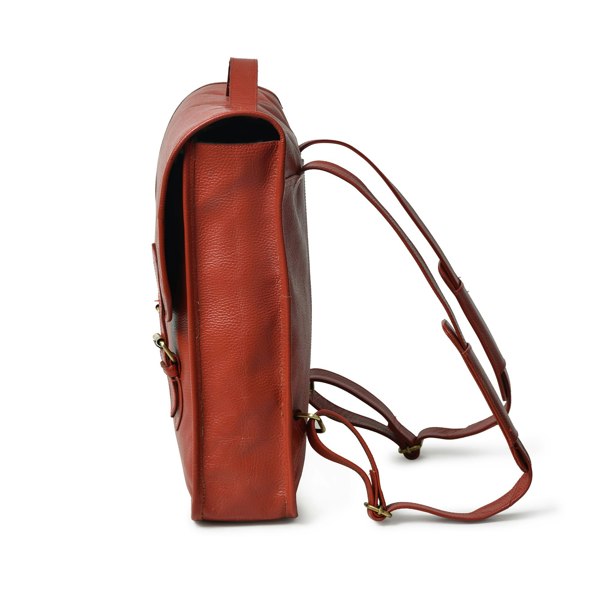 Penny Leather Backpack- Red - DÖTCH CLUB