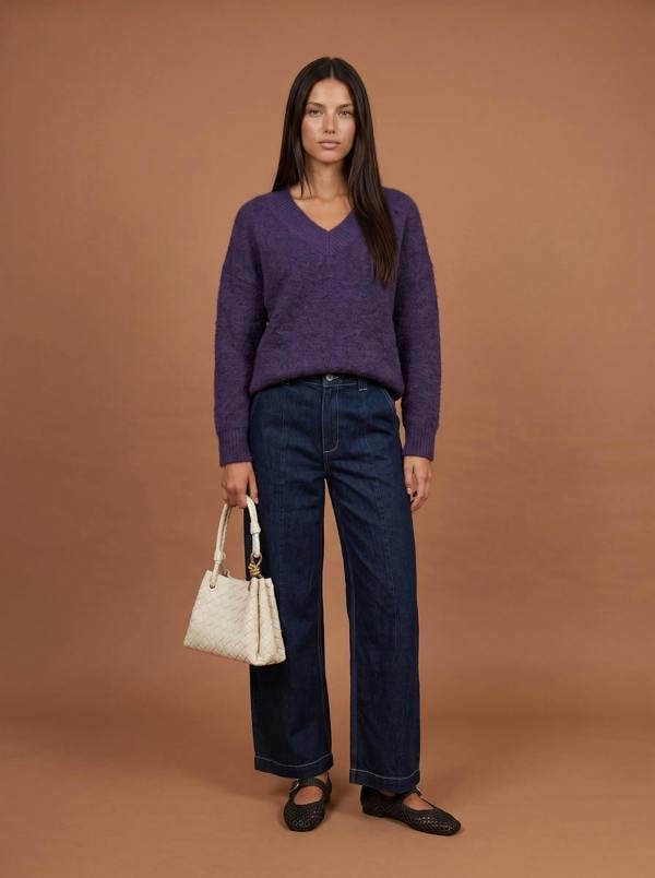 Urban Bliss Wool Blend V Neck Jumper