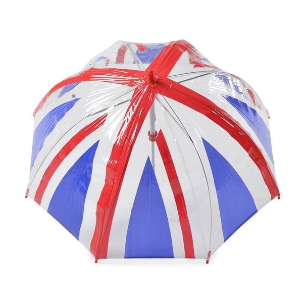 Union Jack Clear Dome Kids Umbrella Top Canopy