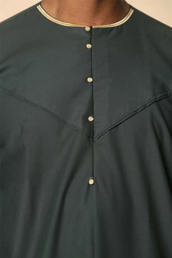 Infinity Leather Men's Omani Eid Thobe  Saudi Emirati Jubba Robe