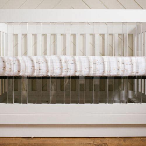 Lulujo -Cotton Cot Sheet - Fish
