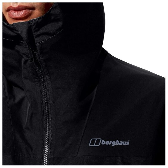 Berghaus Mens Deluge Pro 3.0 Rain Jacket Waterproof Coat Black