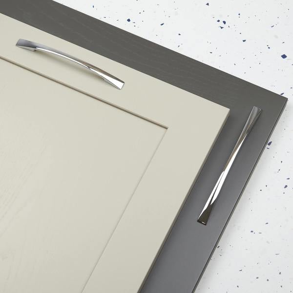 Handle & Home Polished Chrome Bow Handles