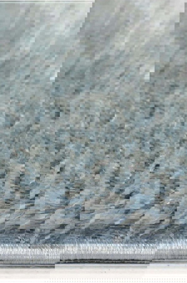 Solid Design Shaggy Rug in Duck Egg Blue | The Rugs