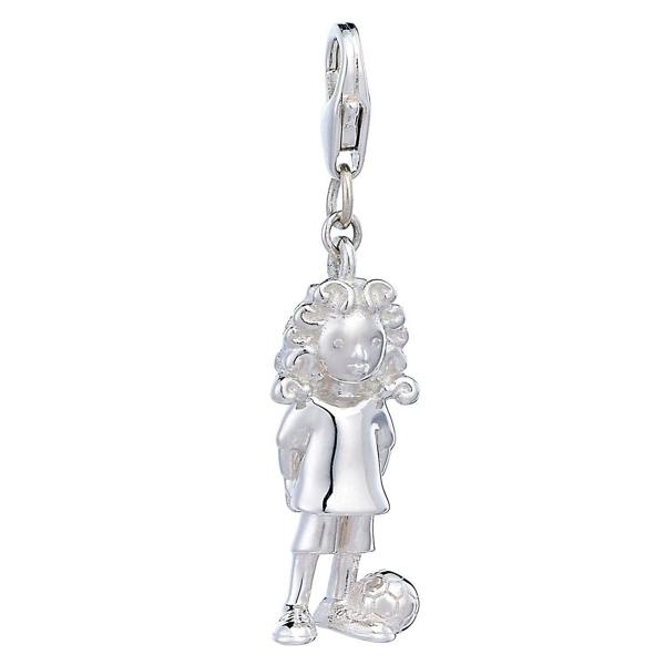 Sterling Silver Footballer Charm - MYLEE London