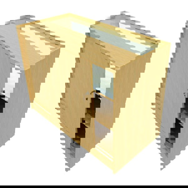 Monstershop LED Retail Shop Counter B1200 - Maple