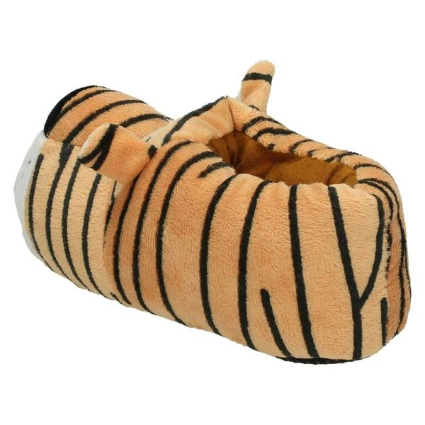 Spot On Unisex Spot On Flat Novelty Tiger Slippers X2074