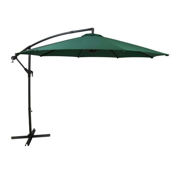 Jardi Cantilever Parasol 3m – Green