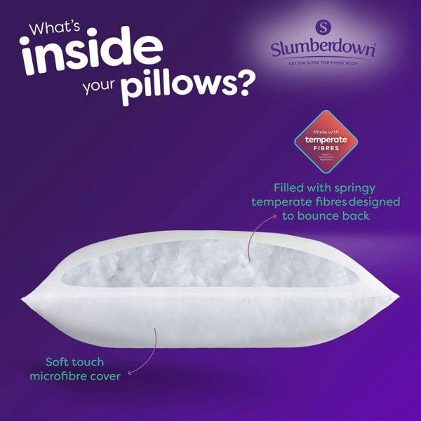 Slumberdown Climate Control Medium Support Pillow