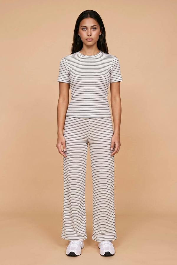 Urban Bliss Ribbed Stripe Top