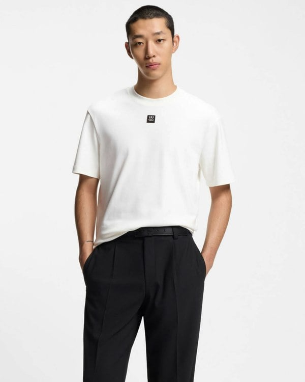 HUGO Dalile Mens T-Shirt - Natural 103