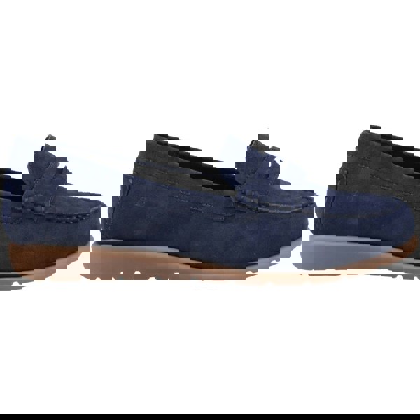 Hush Puppies Shelby Suede Suede Women's Navy Loafers