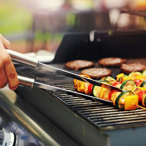 Fusion Food Care Fusion Food BBQ Tool Set of 3 Premium Barbecue Utensils BBQ Food Turner Tong and Fork Stainless Steel BBQ Tool Set