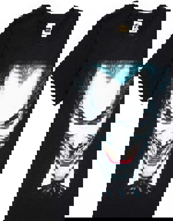 DC Comics Mens Black The Joker Short Sleeved T-Shirt