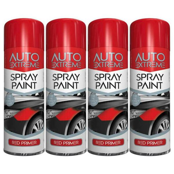 Auto Extreme 4X Auto Extreme Red Primer Paint 250ml