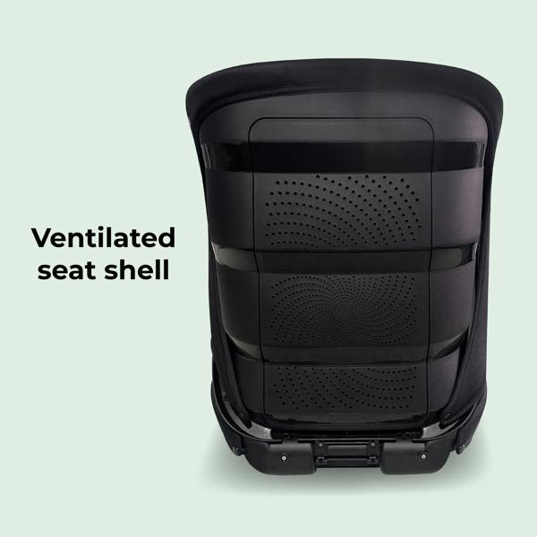 My Babiie MBCS23 Lite i-Size (100-150cm) High Back Booster Car Seat - Quilted Black