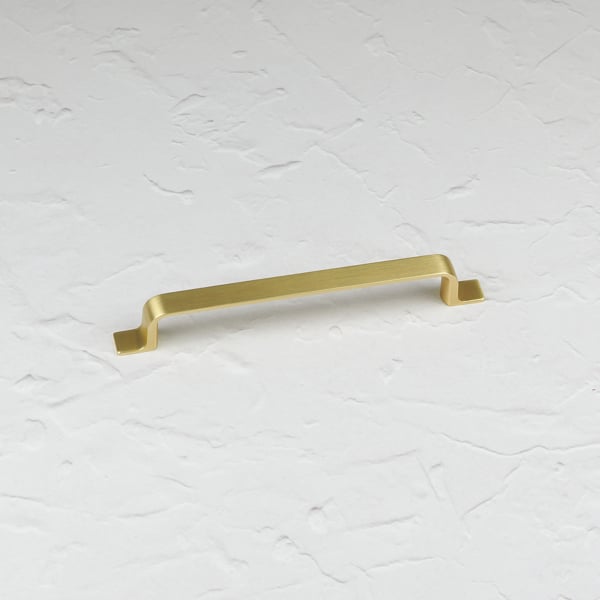Handle & Home Brushed Brass Strap Handles