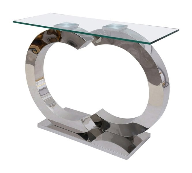 That's Furniture Channel Stylish Glass Hallway Console Table
