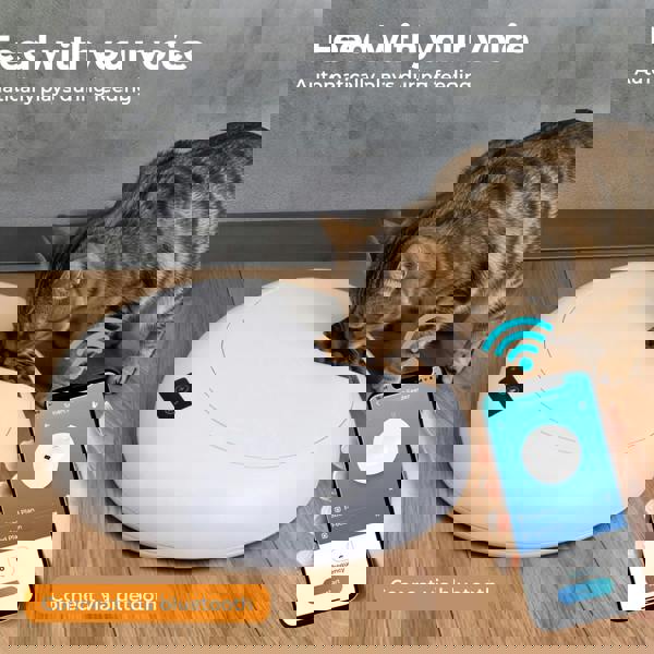 Skylos Pet Feeder Automatic Dog Cat Programmable Fresh Wet Dry Food Dispenser