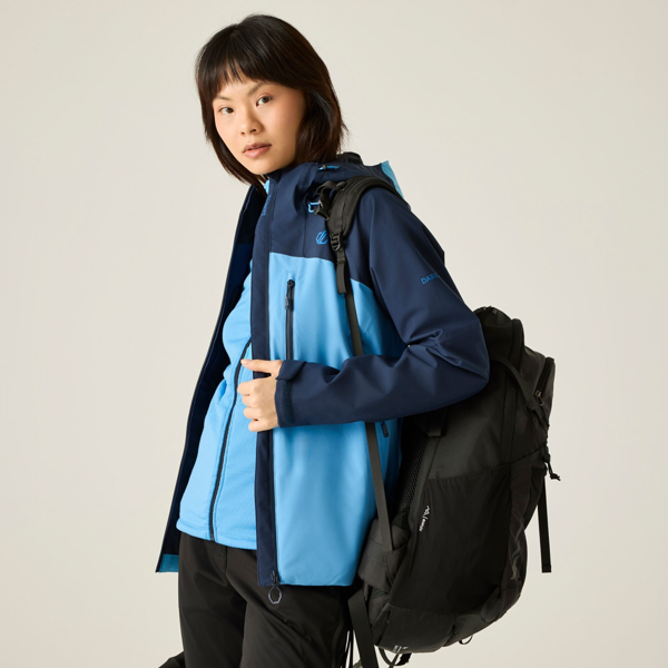 Dare 2B Womens Torrek III Logo Jacket - Elysium Blue/Navy
