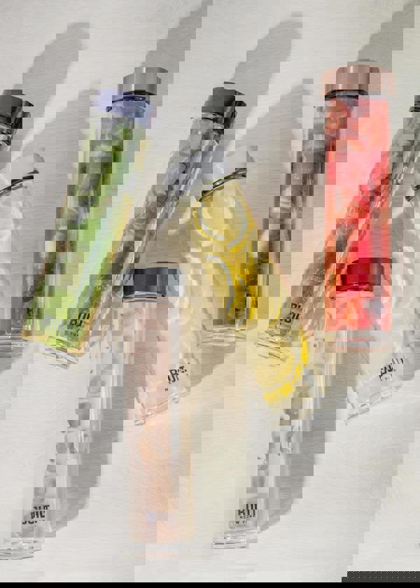 Built New York BUILT Tiempo 450ml Insulated Water Bottle, Borosilicate Glass / Stainless Steel - Rose Gold