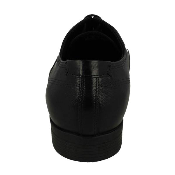 Clarks Mens Clarks Textured Leather Lace Up Shoes Gilmore Walk