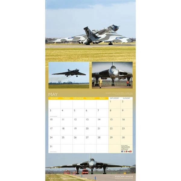 Vulcan XH558, The Spirit of Great Britain Calendar 2027, Wall Calendars, Month To View, History & Literature, Gift