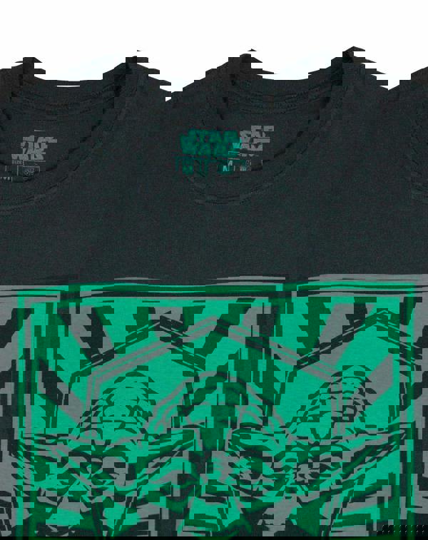 Star Wars Mens Black Yoda Short Sleeved T-Shirt