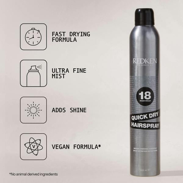 Redken Hairspray Quick Dry Hairspray 400ml - Additional 2