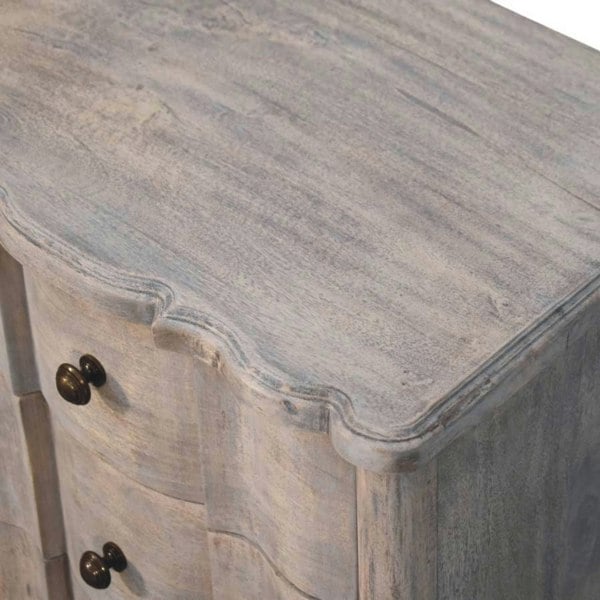 Artisan Furniture Solid Wood Beaumont Curved Nightstand