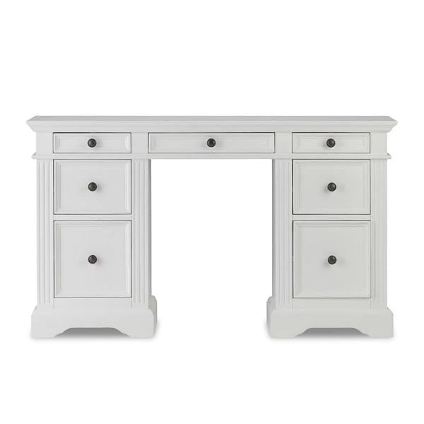 Statement Furniture Gainsborough Pedestal Dressing Table with 7 Drawers