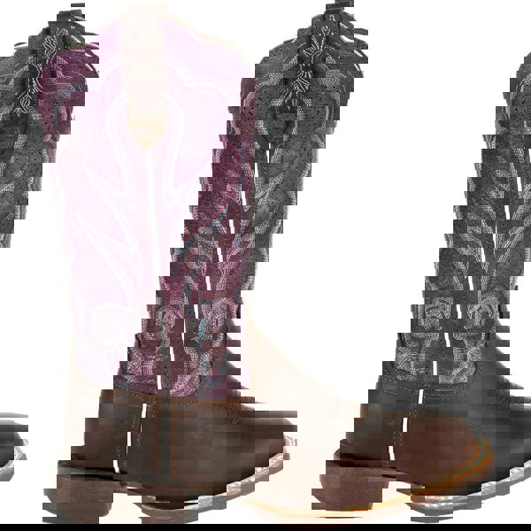 Durango Lady Rebel Pro Leather Women's Oilded Brown/Plum Boots