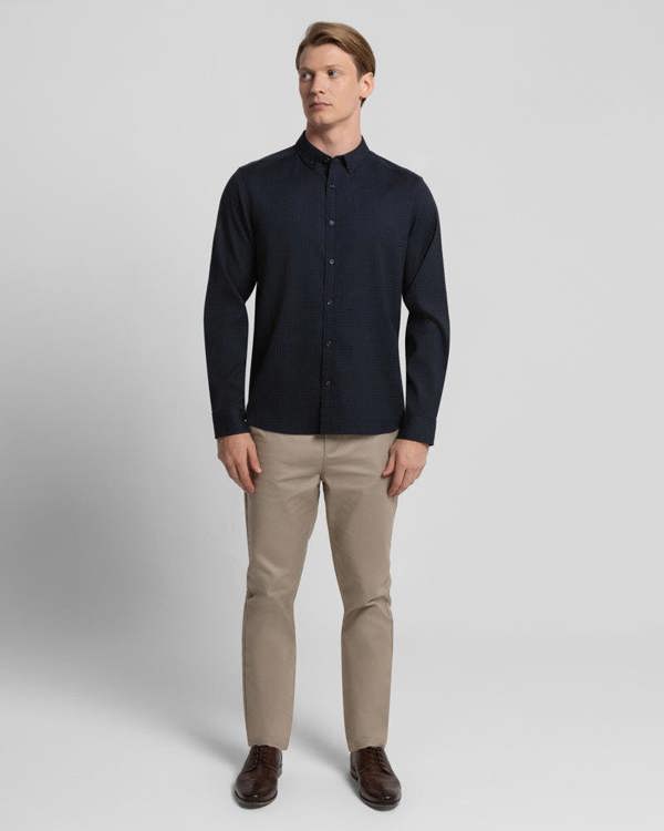 Steel & Jelly Multi-Texture Long Sleeve Shirt
