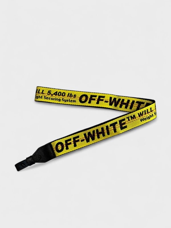 Off-White Industrial Keychain / Lanyard Accessory Yellow