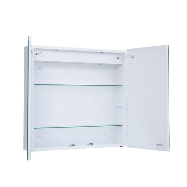 Double Door Bathroom Mirror LED Frameless Mirror Cabinet Bathroom Mirror Cabinets Living and Home